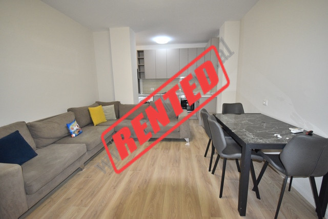 One bedroom apartment for rent in Siri Kodra Street, near Black Diamond Hotel, in Tirana, Albania.
